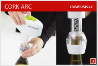 Automatic wine opener「CORK ARC」
