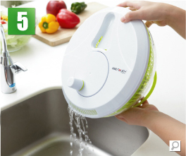 サラダスピナー水洗い手順5