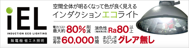 無電極ランプiEL(インダクションエコライト)